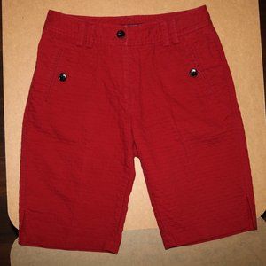 Oxford Golf Red Shorts - 100% Cotton w29 Length 21